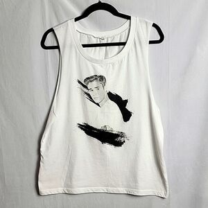 🖤5/$20🖤 JUSTIN BIEBER.. white tank..
